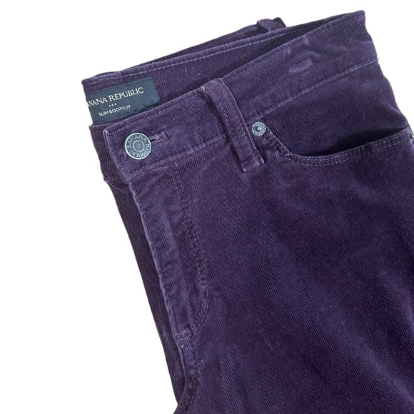 Women’s Banana Republic | Purple Slim Bootcut Jeans | Size 25 - Picture 2 of 5